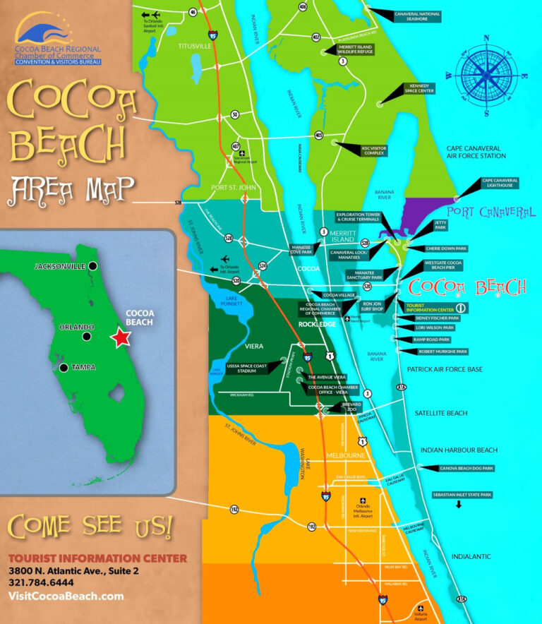 Map Of Coco Beach