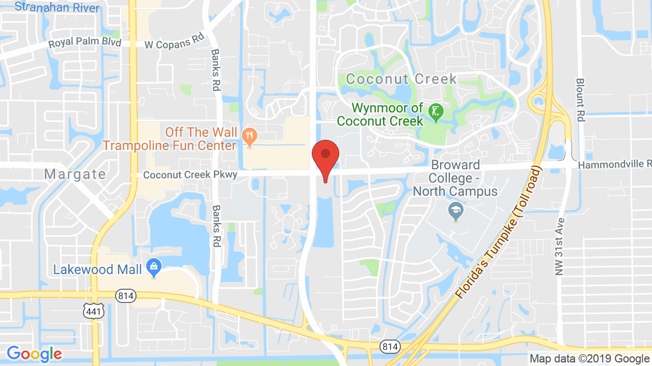 Coconut Creek Florida Map