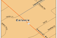 Map Of Colonie Ny