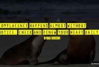 What Does Complacency Mean In The Bible