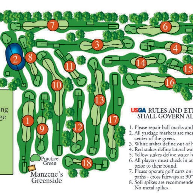 Map Of Golf Courses Near Me