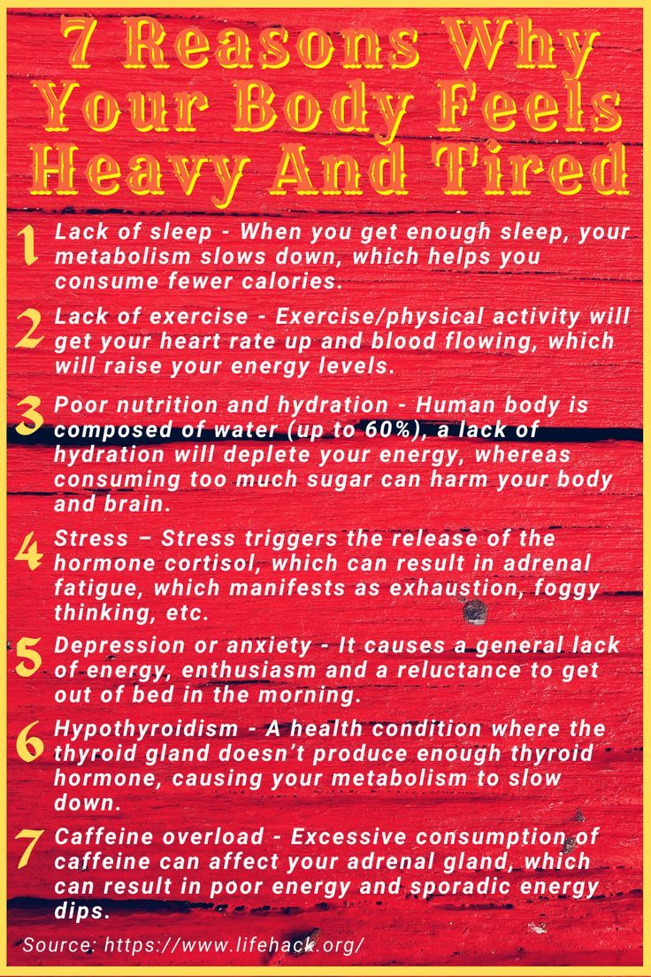 What Does It Mean When Your Body Feels Heavy