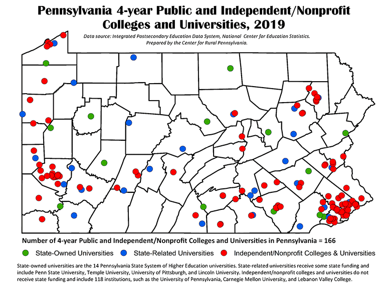Explore Pennsylvania's Colleges: An Interactive Map Guide