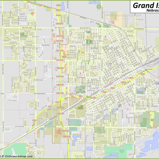 Map Of Grand Island Nebraska
