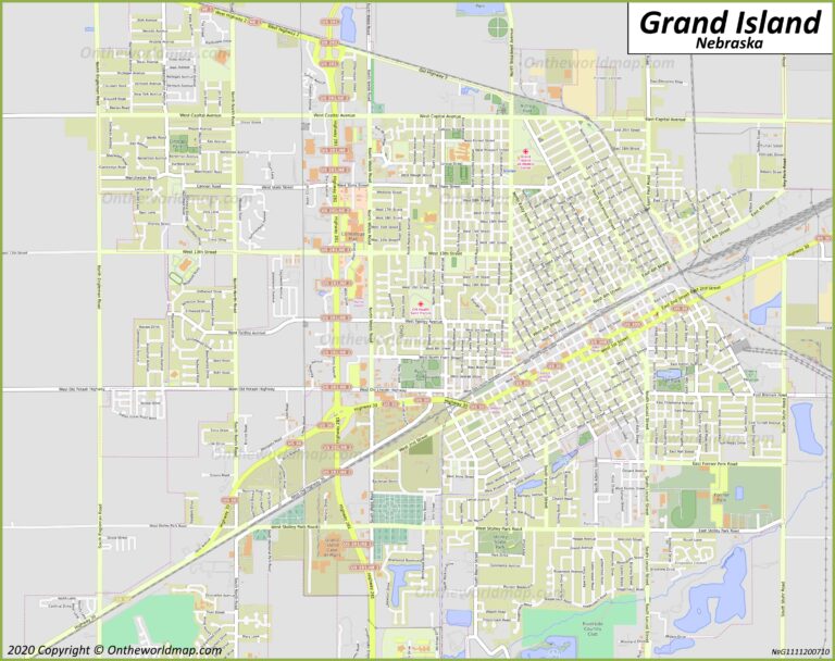Map Of Grand Island Ne