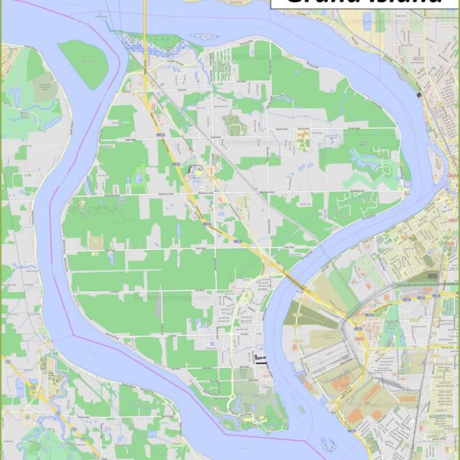 Map Of Grand Island New York