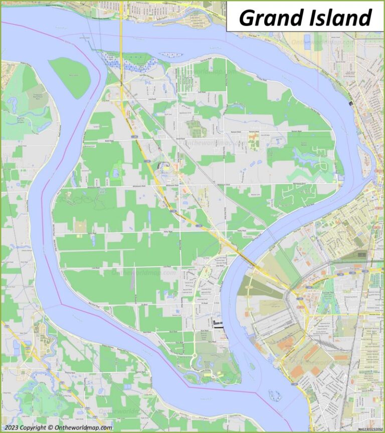 Map Of Grand Island New York