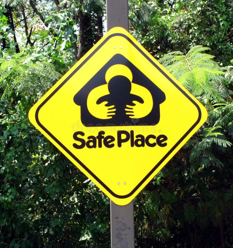 What Does A Safe Place Sign Mean