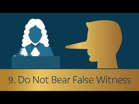 What Does It Mean You Shall Not Bear False Witness