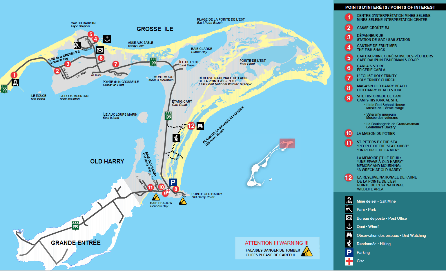 Map of Grosse Ile