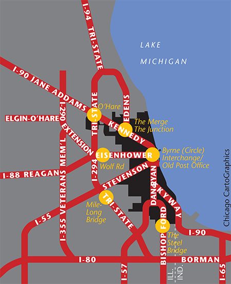 Chicago Tollway Map