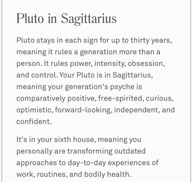 What Does Pluto In Sagittarius Mean