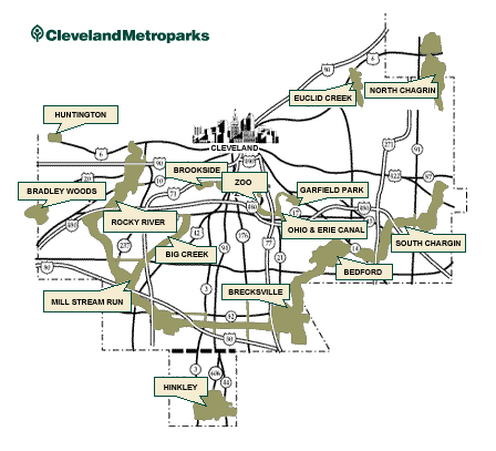 Cleveland metroparks map | Cleveland metroparks, Cleveland, Rocky river