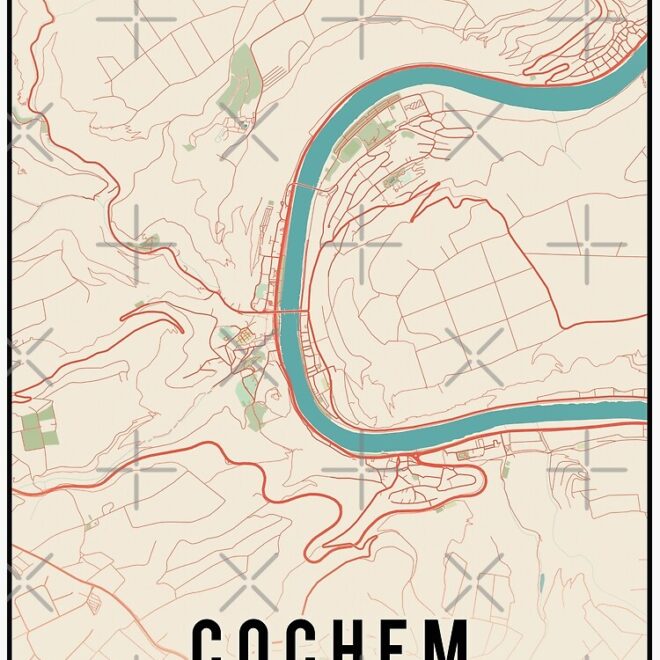 Map Of Cochem Germany