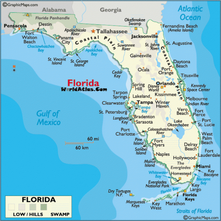 Map Of Gulf Beaches In Florida