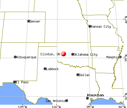 Clinton, Oklahoma (OK 73601) profile: population, maps, real estate