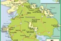 Map Of Guanacaste Costa Rica