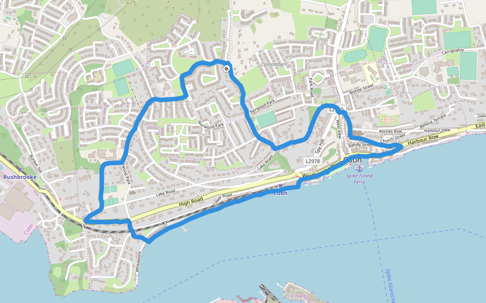 Map of Cobh County Cork