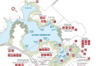 Map Of Glendo Reservoir Wyoming