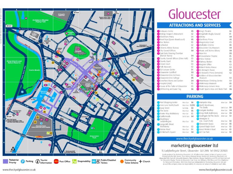 Map Of Gloucester