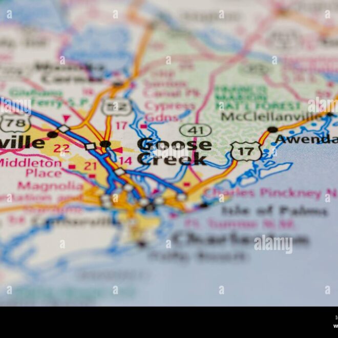 Map Of Goose Creek South Carolina