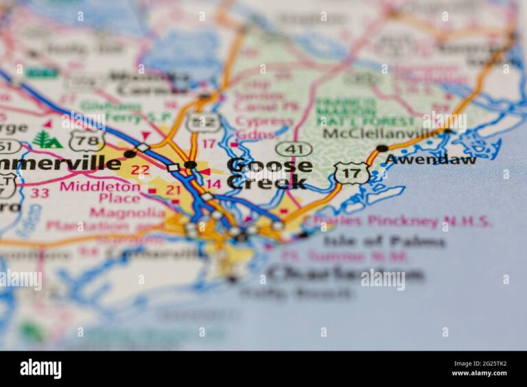 Map Of Goose Creek South Carolina