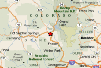 Map Of Granby Colorado