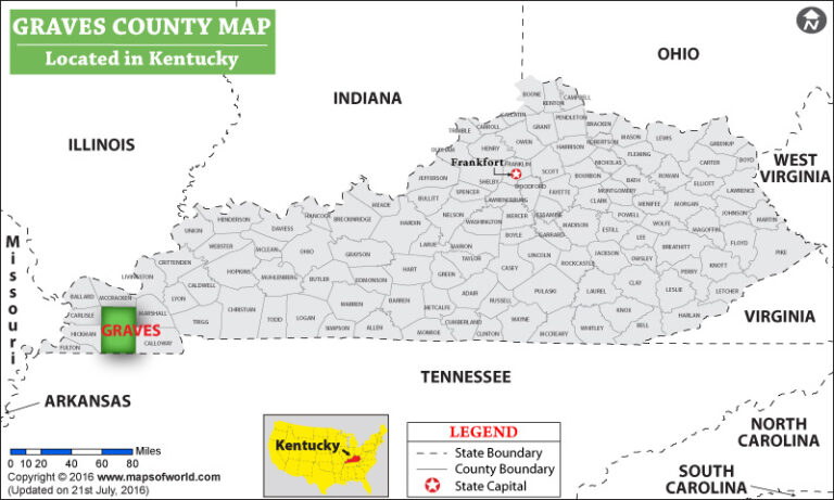 Map Of Graves County Ky