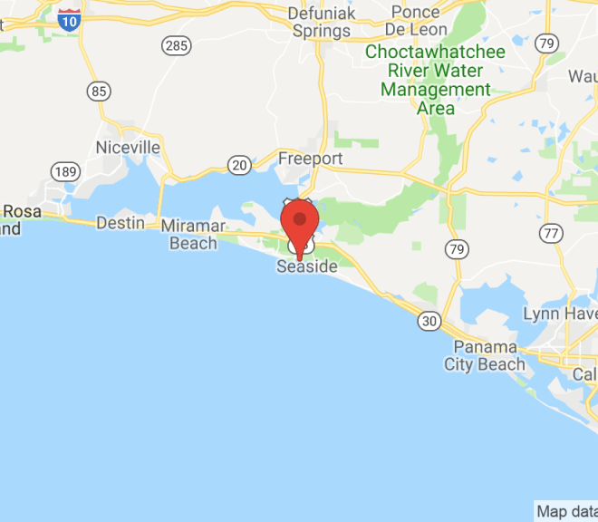 Map Of Grayton Beach Florida