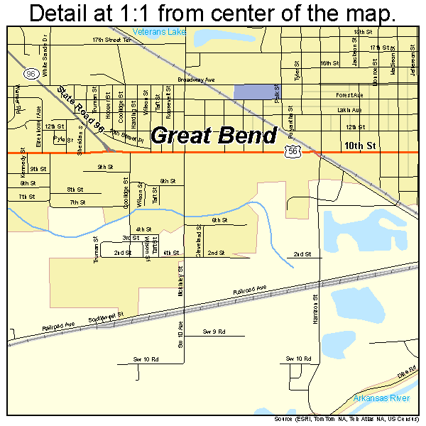 Map Of Great Bend