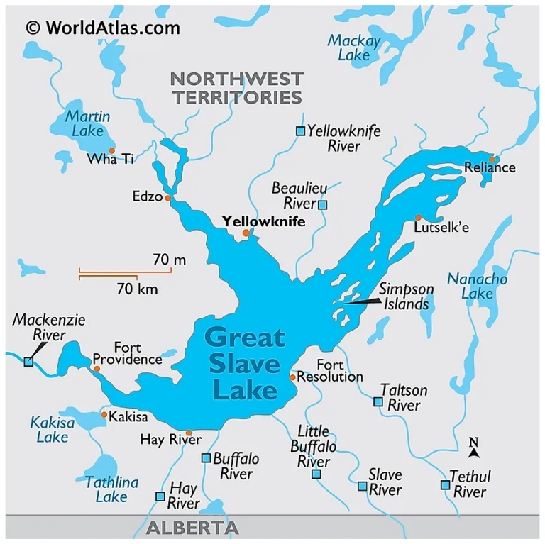 Map Of Great Slave Lake