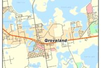 Map Of Groveland Florida
