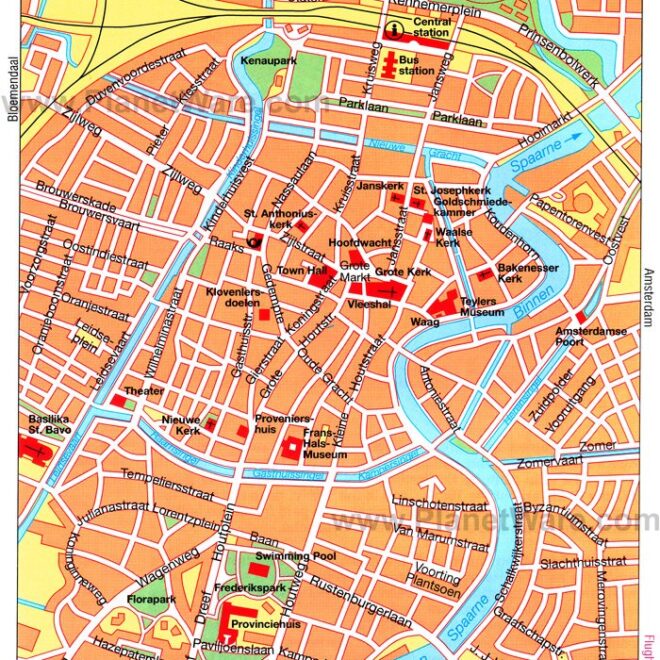 Map Of Haarlem