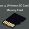 What Does Unmount Mean On Sd Card