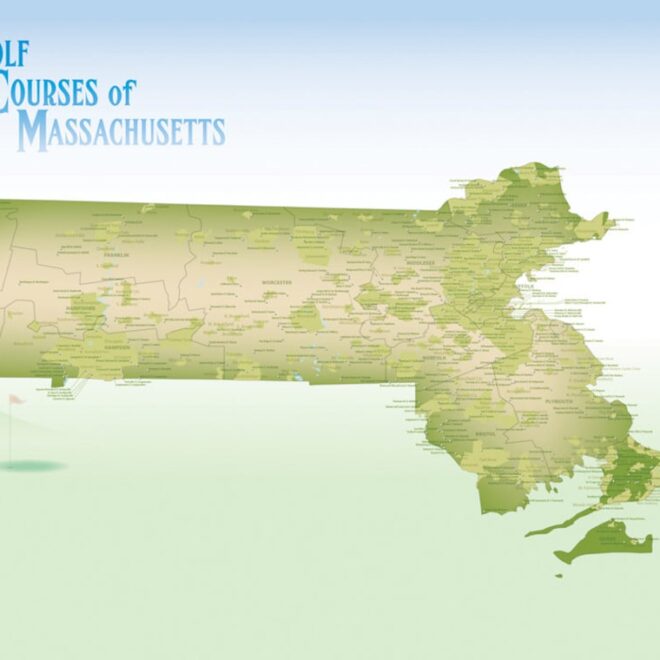 Map Of Golf Courses In Massachusetts