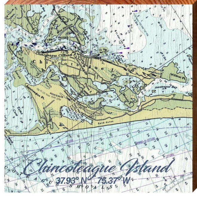 Map Of Chincoteague Virginia