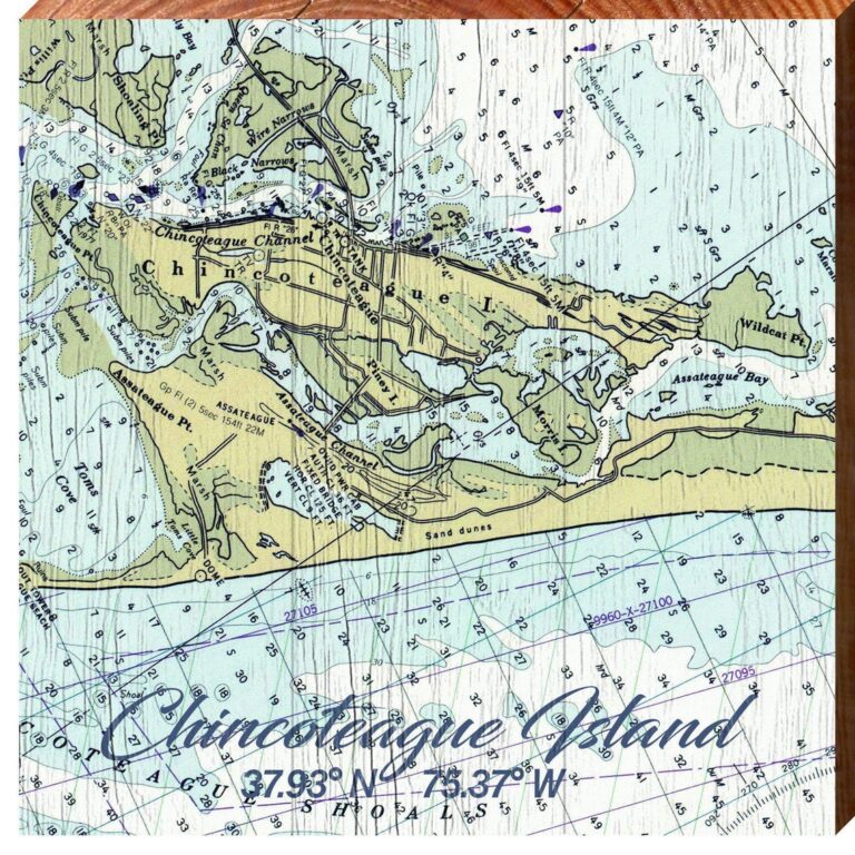 Map Of Chincoteague Virginia