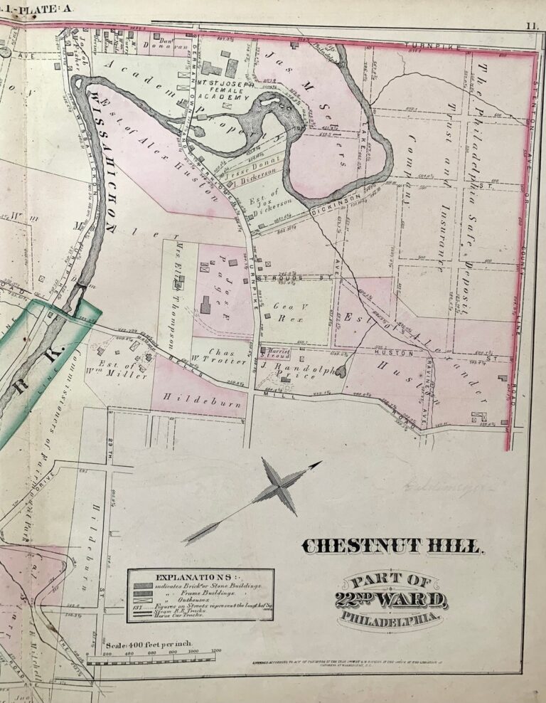 Map Of Chestnut Hill Philadelphia
