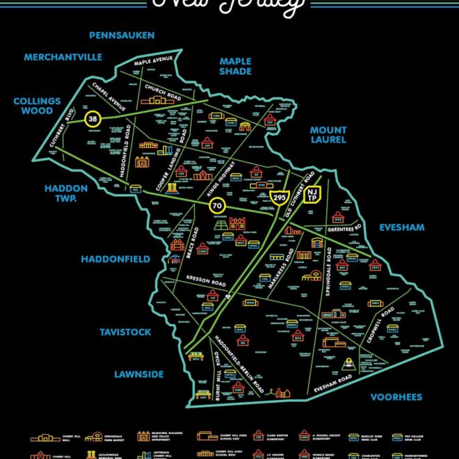 Map Of Cherry Hill