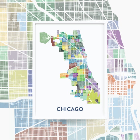 Printable Map Of Chicago Neighborhoods