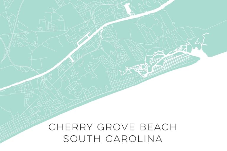 Map Of Cherry Grove South Carolina