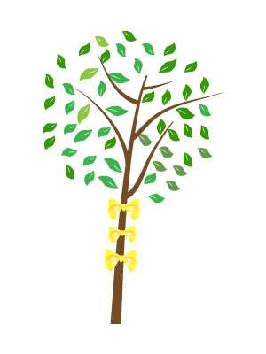 What Does Yellow Ribbon Around Tree Mean
