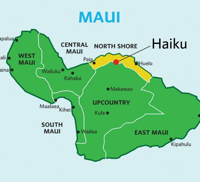 Map Of Haiku Maui