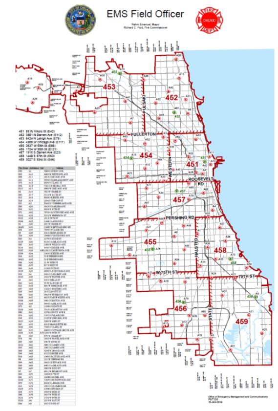 Fire Department District Map
