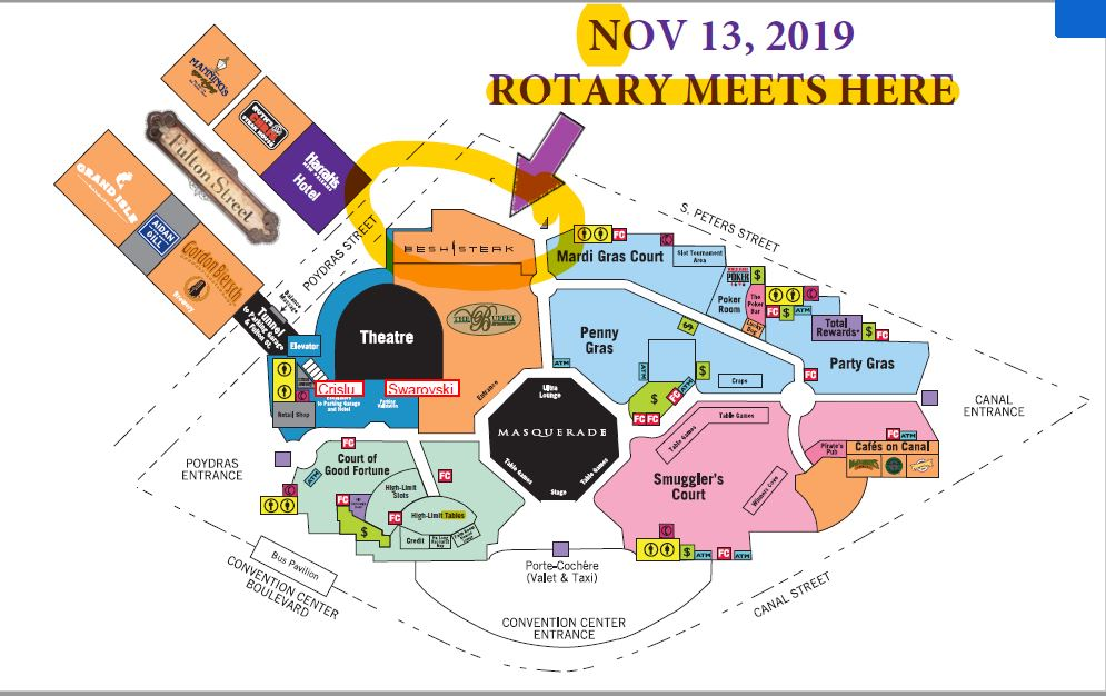 Casino Floor Map