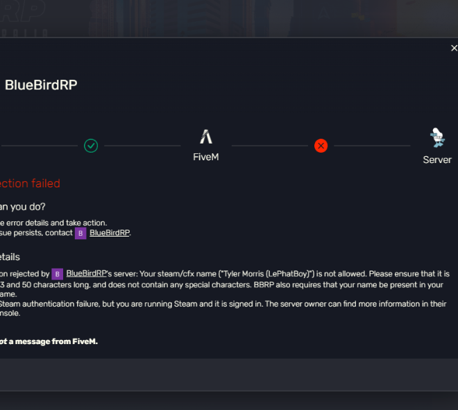What Does It Mean The Connection To The Server Failed