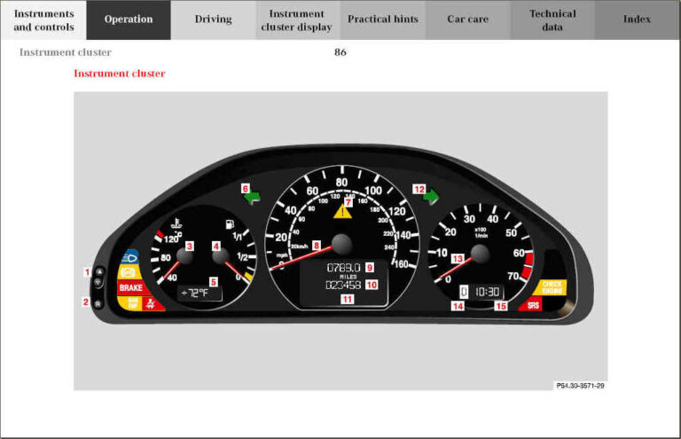 What Does Service Instrument Cluster Mean