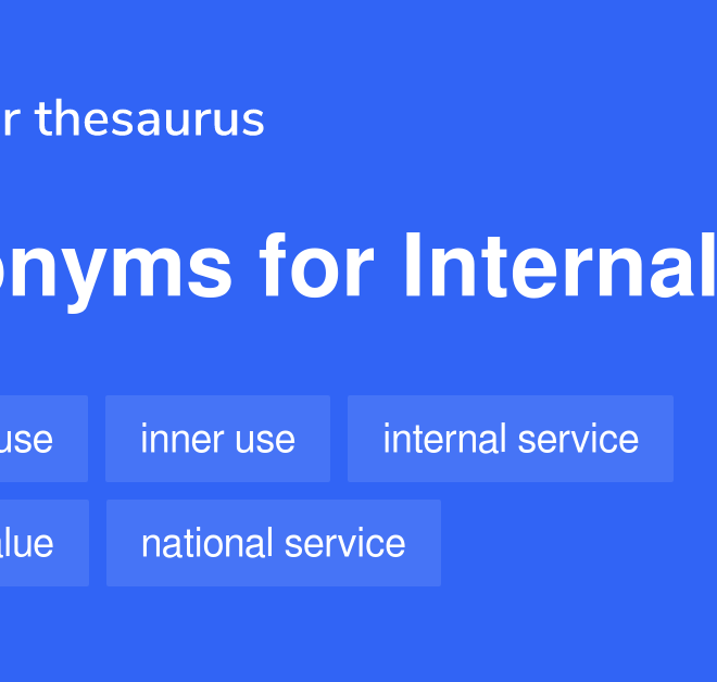 What Does Internal Use Mean