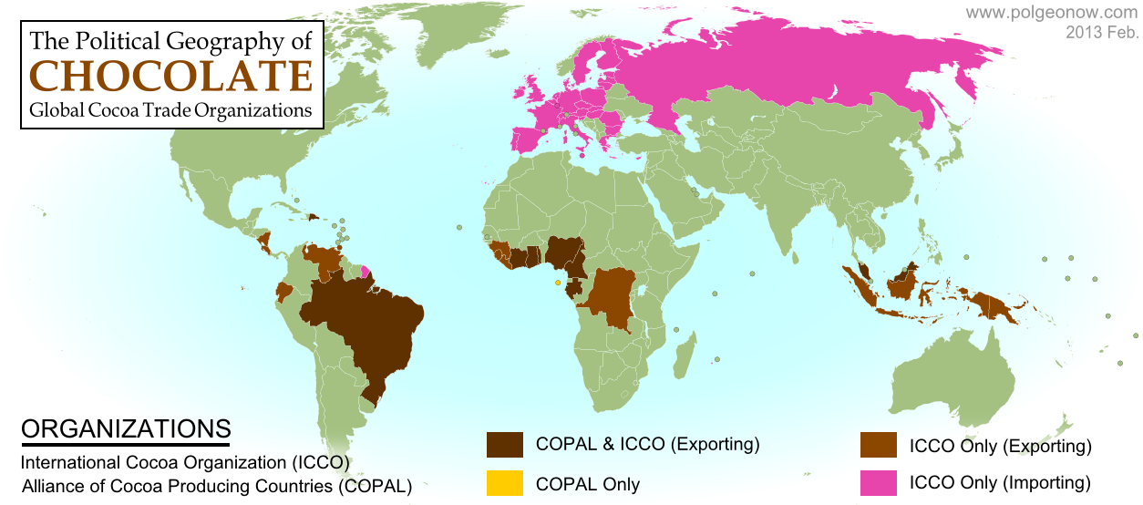The Political Geography of Chocolate