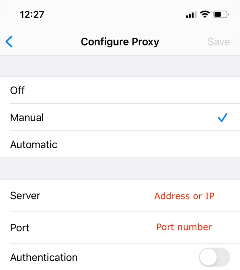 What Does Configure Proxy Mean On Iphone